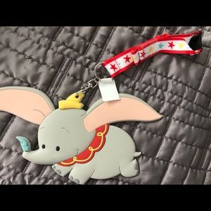 Disney Parks Dumbo ID Pass Holder Lanyard NWT